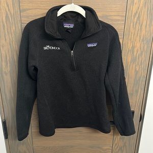 PATAGONIA WOMENS BLACK QUARTER ZIP